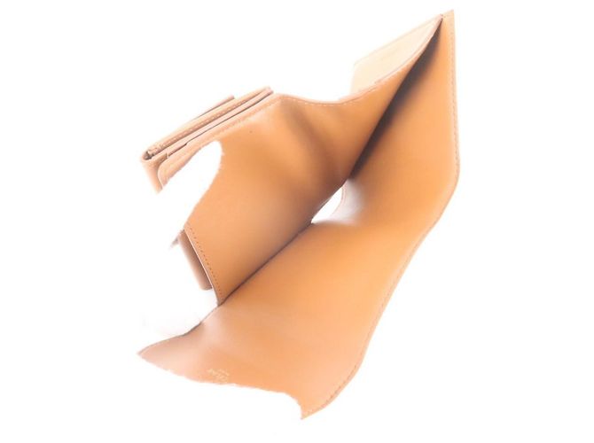 Céline Celine Triomphe Small Flap Wallet Cream - view 8