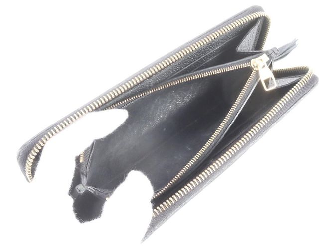 Louis Vuitton Monogram Empreinte Portefeuille Clemence Black - view 7