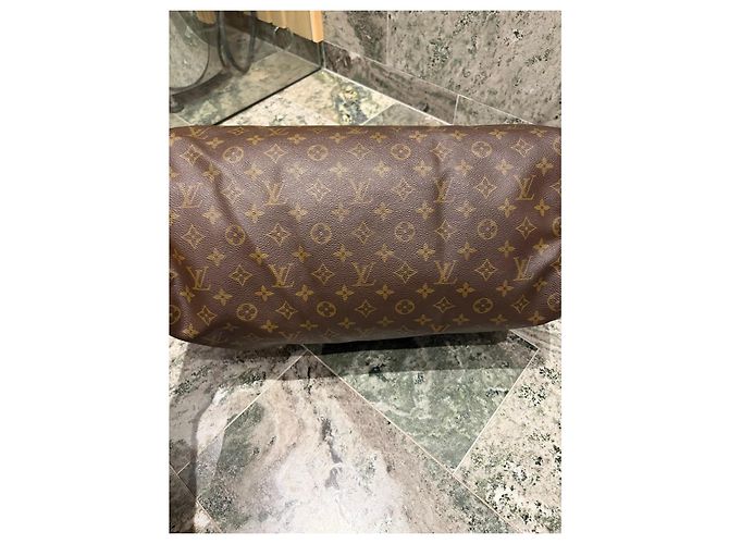 Borsa Louis Vuitton Speedy 40 Monogram Marrone Monogramma - vista 9