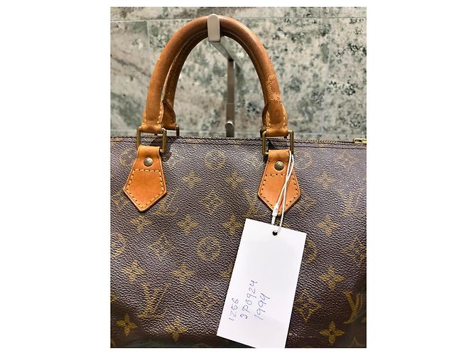 Bolso Louis Vuitton Speedy 30 Monogram Castaño Monograma - vista 4