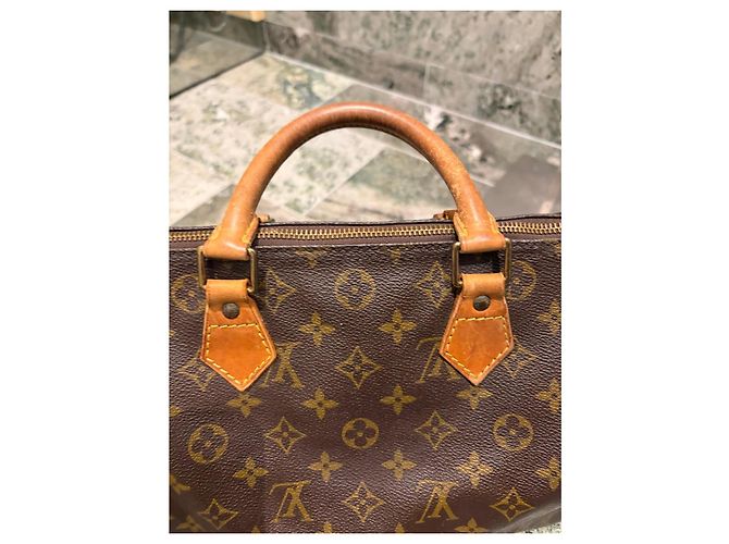 Bolso Louis Vuitton Speedy 30 Monogram Castaño Monograma - vista 5