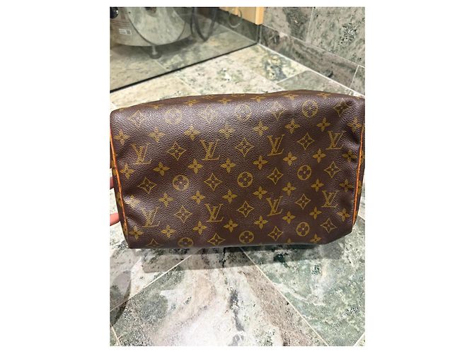 Bolso Louis Vuitton Speedy 30 Monogram Castaño Monograma - vista 7