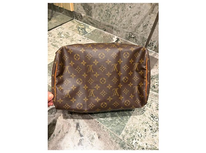 Bolso Louis Vuitton Speedy 30 Monogram Castaño Monograma - vista 10