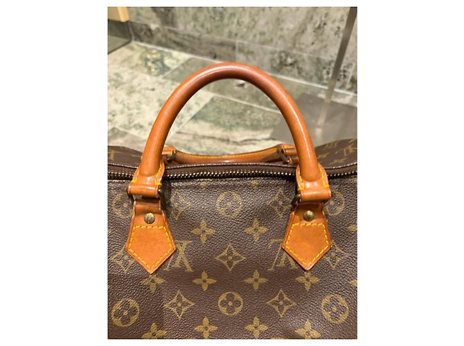 Bolso Louis Vuitton Speedy 30 Monogram Castaño Monograma - vista 5