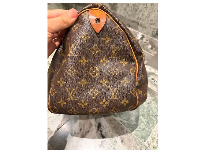 Bolso Louis Vuitton Speedy 30 Monogram Castaño Monograma - vista 7