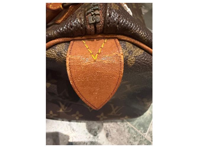 Bolso Louis Vuitton Speedy 30 Monogram Castaño Monograma - vista 8