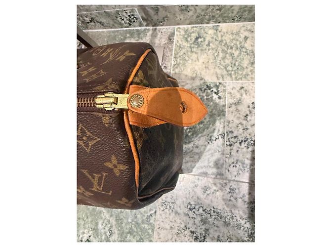Bolsa Louis Vuitton Speedy 30 Monogram Marrom Monograma - vue 2