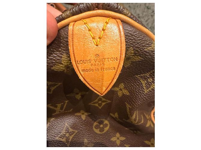 Bolsa Louis Vuitton Speedy 35 Monogram Marrom Monograma - vista 8