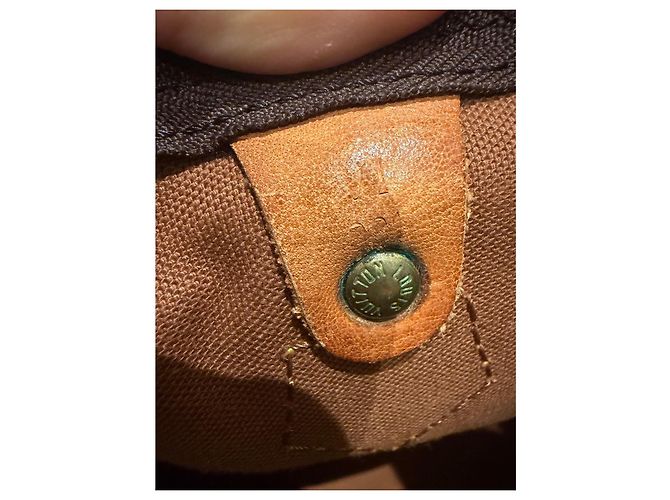 Borsa Louis Vuitton Speedy 30 Monogram Marrone Monogramma - vista 12