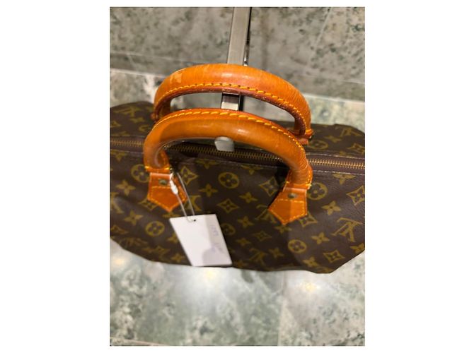 Borsa Louis Vuitton Speedy 30 Monogram Marrone Monogramma - vista 4