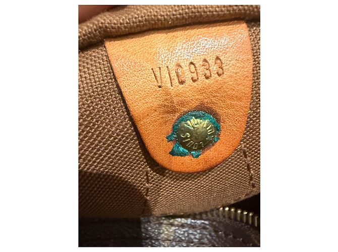 Bolsa Louis Vuitton Speedy 30 Monogram Marrom Monograma - vista 13