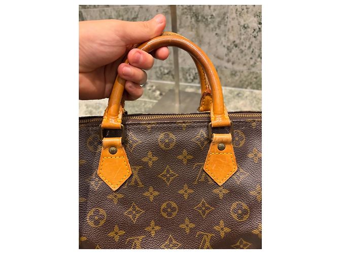 Bolsa Louis Vuitton Speedy 30 Monogram Marrom Monograma - vista 5