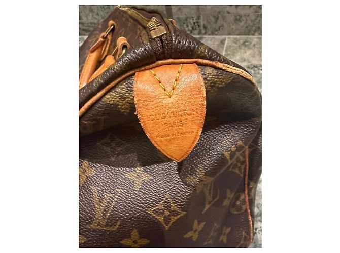 Bolsa Louis Vuitton Speedy 30 Monogram Marrom Monograma - vista 7