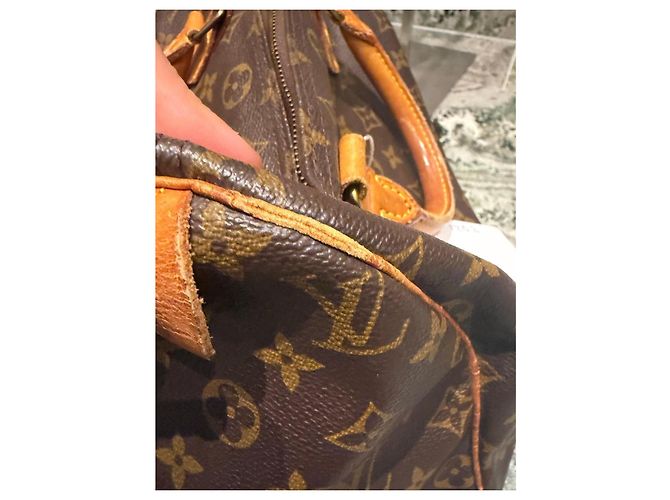 Bolsa Louis Vuitton Speedy 30 Monogram Marrom Monograma - vista 8