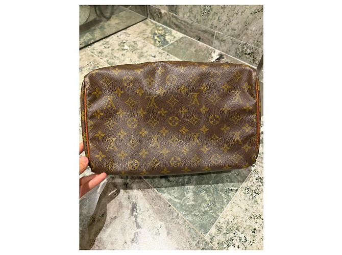 Louis Vuitton Speedy 30 Monogram Handtasche Braun Monogramm - Ansicht 10