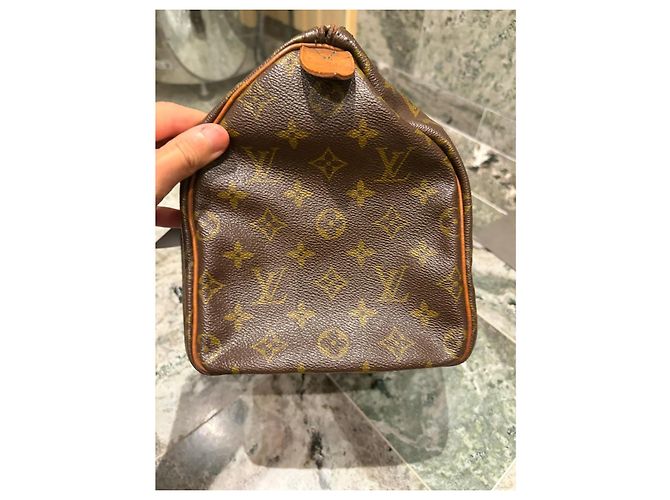 Louis Vuitton Speedy 30 Monogram Handtasche Braun Monogramm - Ansicht 8