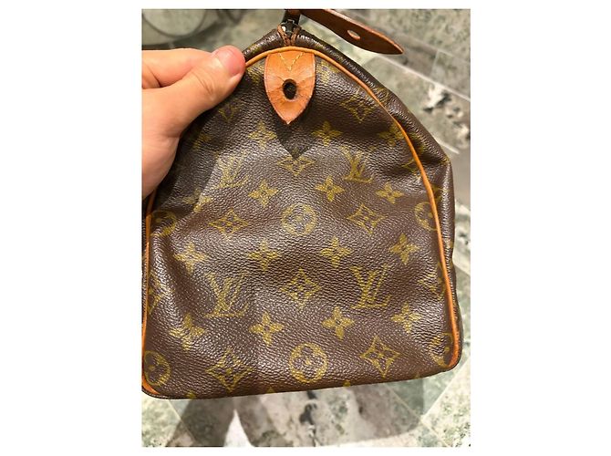Louis Vuitton Speedy 30 Monogram Handtasche Braun Monogramm - Ansicht 9