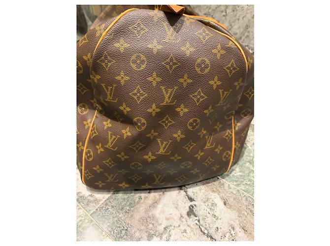 Bolso de viaje Louis Vuitton Keepall 60 Monogram Castaño Monograma - vista 11