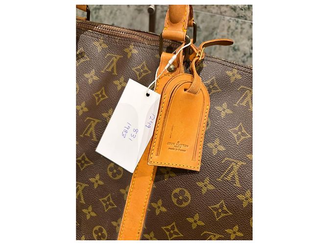 Bolso de viaje Louis Vuitton Keepall 60 Monogram Castaño Monograma - vista 2