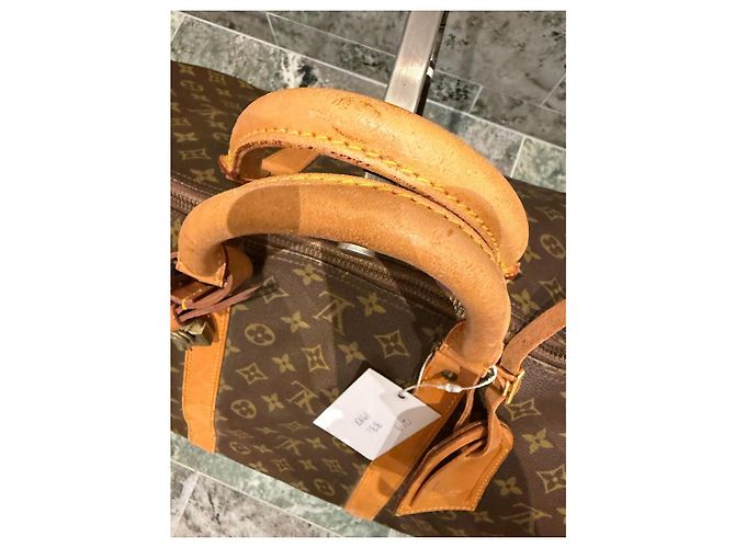 Bolso de viaje Louis Vuitton Keepall 60 Monogram Castaño Monograma - vista 4