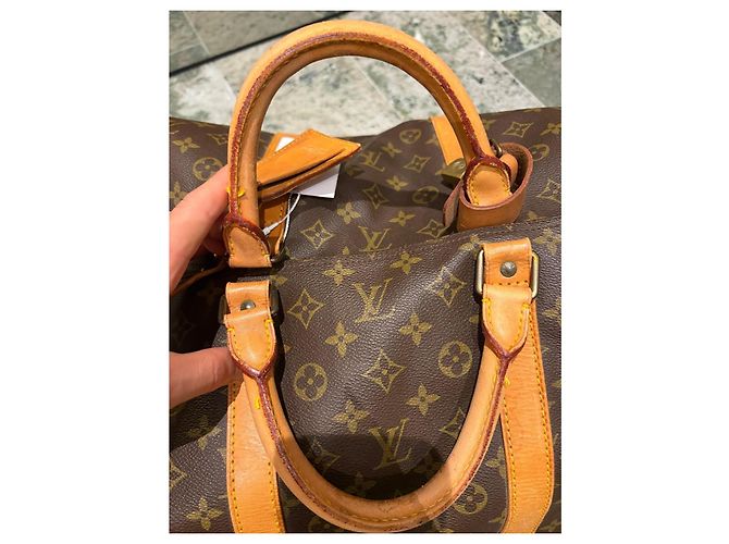Bolso de viaje Louis Vuitton Keepall 60 Monogram Castaño Monograma - vista 6
