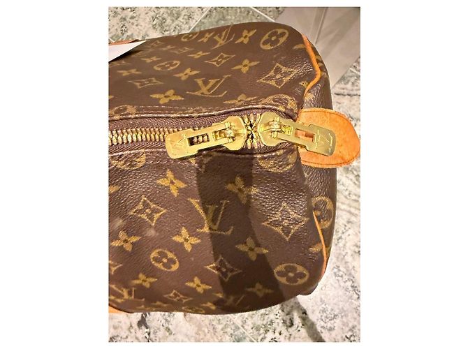 Mala de Viagem Louis Vuitton Keepall 50 Monogram Marrom Monograma - vista 5