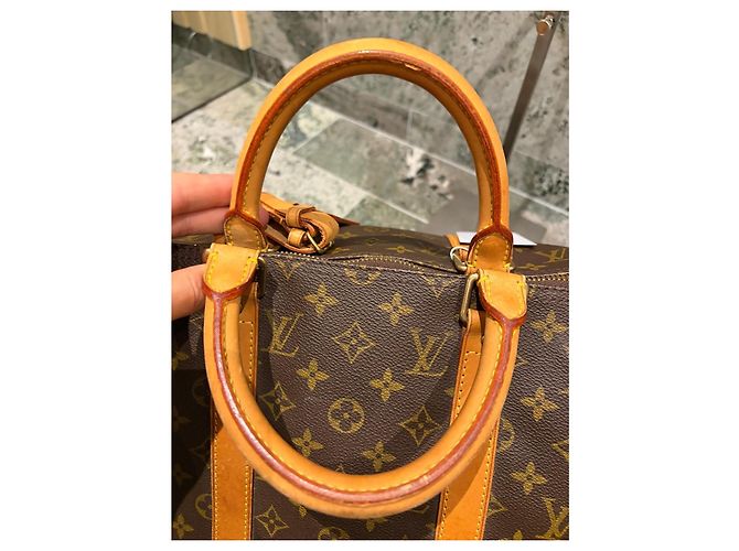 Mala de Viagem Louis Vuitton Keepall 50 Monogram Marrom Monograma - vista 6