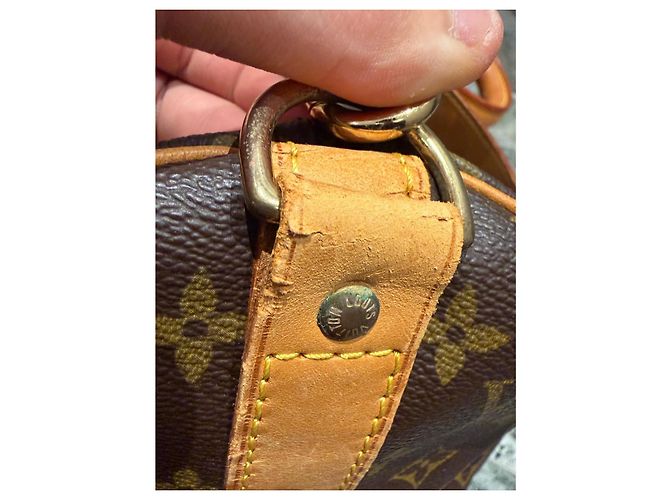 Louis Vuitton Keepall Bandoulière 45 Monogram Marrom Monograma - vista 9
