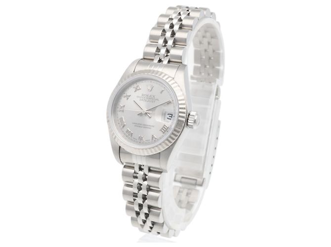 Rolex Armbanduhr für Damen aus Edelstahl - Ansicht 3
