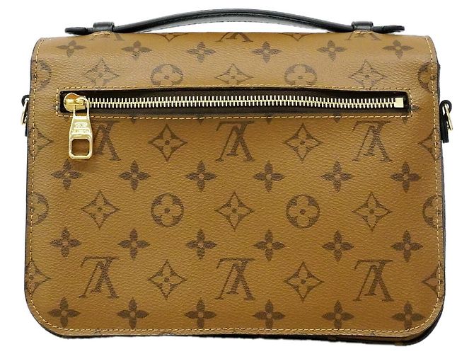 Louis Vuitton Monogram Reverse Pochette Metis MM Handtasche Braun - Ansicht 14