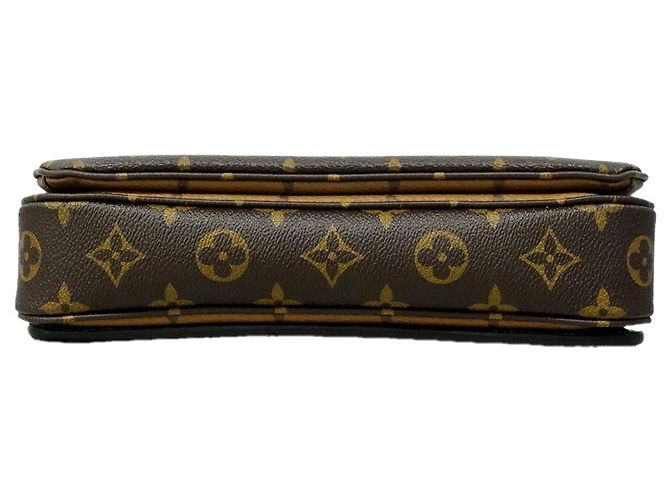 Louis Vuitton Monogram Reverse Pochette Metis MM Handtasche Braun - Ansicht 3