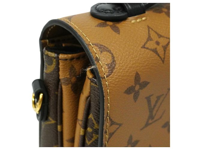 Louis Vuitton Monogram Reverse Pochette Metis MM Handtasche Braun - Ansicht 8