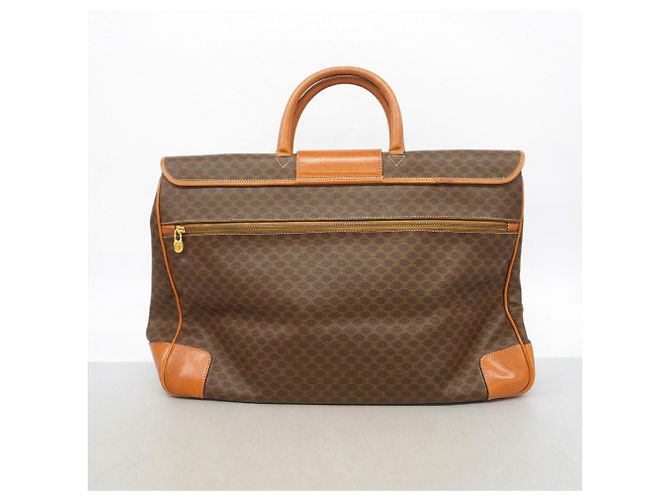 Autre Marque Borsa Boston Celine in Macadam Brown Marrone - vista 11