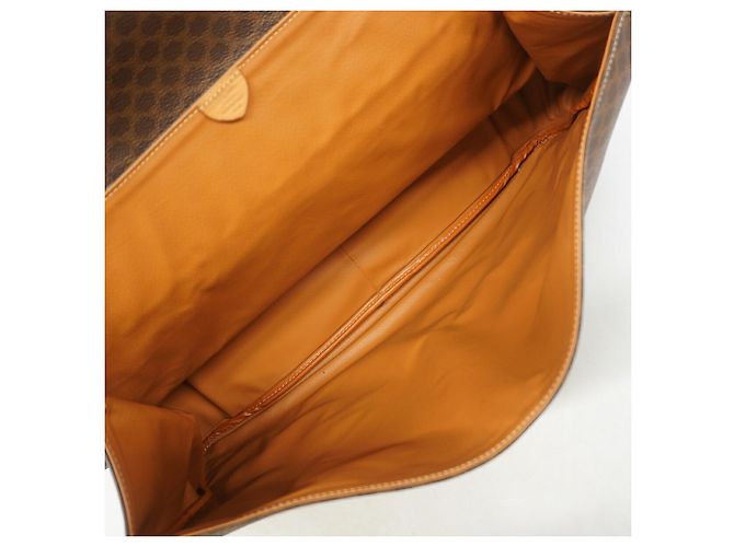Autre Marque Borsa Boston Celine in Macadam Brown Marrone - vista 4