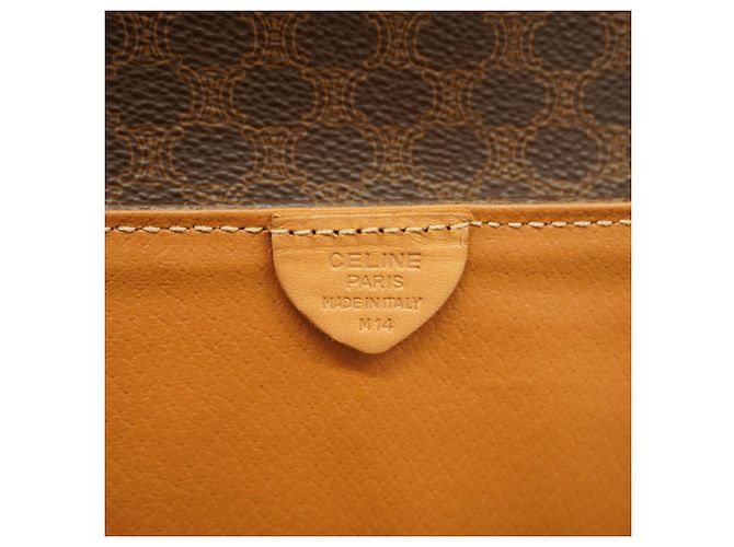 Autre Marque Borsa Boston Celine in Macadam Brown Marrone - vista 5