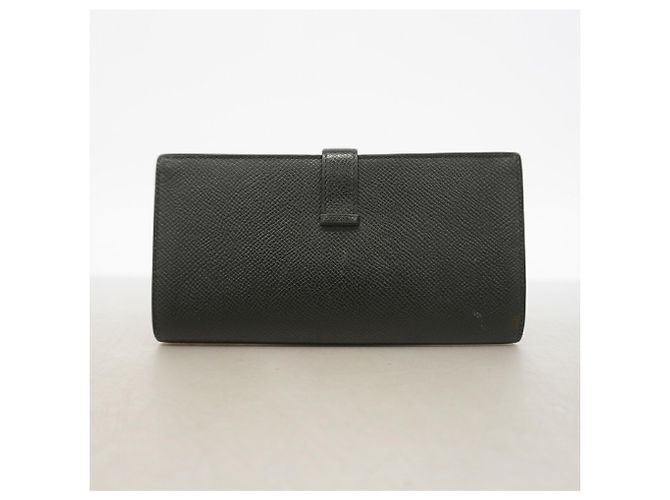Hermès Cartera larga Hermes Bearn Soufflet Negro - vista 9