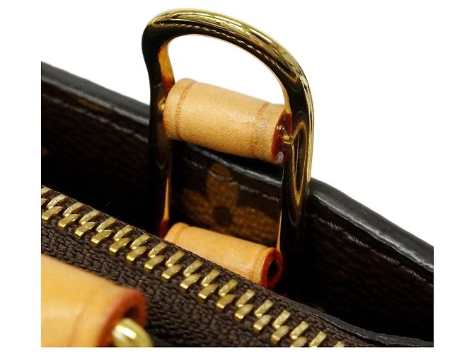 Bolso Louis Vuitton Monogram Petit Palais PM Castaño - vista 9