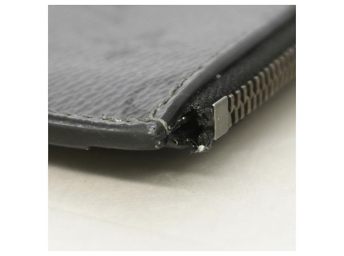Porte-cartes et monnaie Louis Vuitton Monogram Eclipse Noir - vue 6