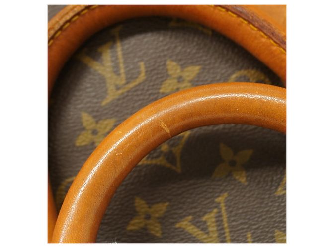 Louis Vuitton Boston Monogram Keepall Bandoulière 55 Castaño - vista 10