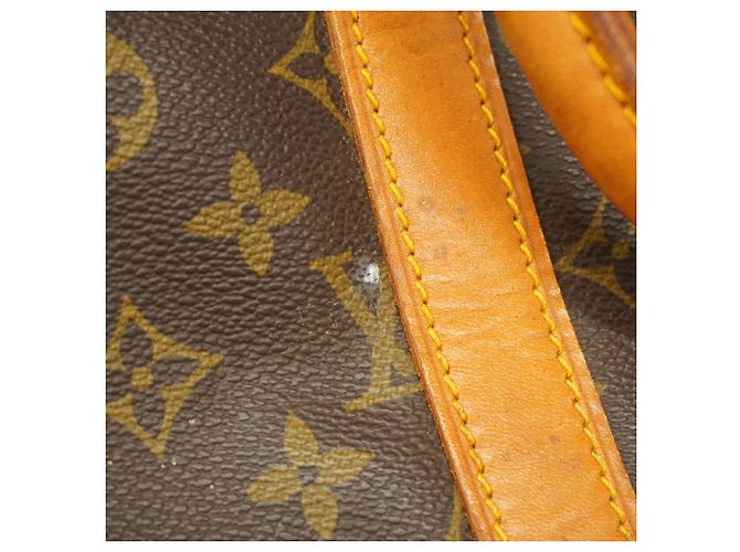 Louis Vuitton Boston Monogram Keepall Bandoulière 55 Castaño - vista 11