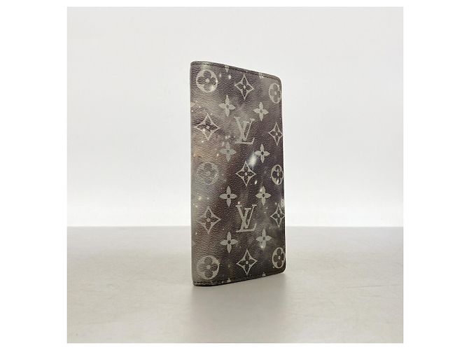 Louis Vuitton Monogram Galaxy Portefeuille Brazza Long Wallet Black - view 2