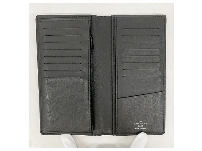 Louis Vuitton Monogram Galaxy Portefeuille Brazza Long Wallet Black - view 3
