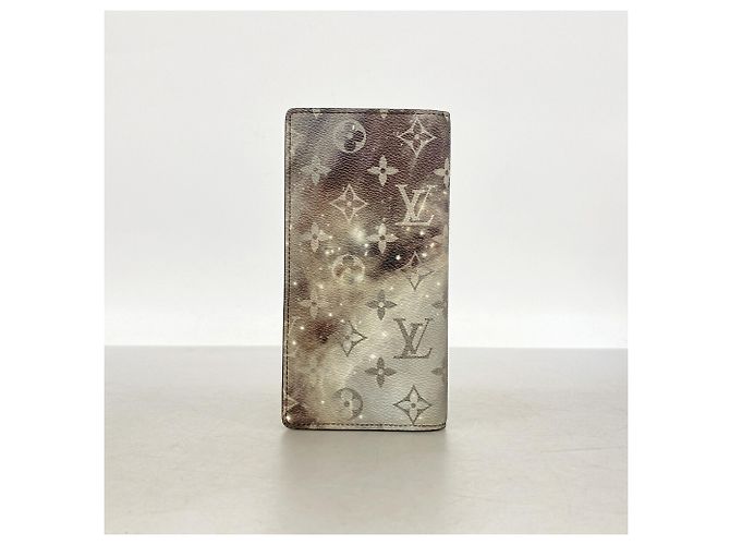 Louis Vuitton Monogram Galaxy Portefeuille Brazza Long Wallet Black - view 9