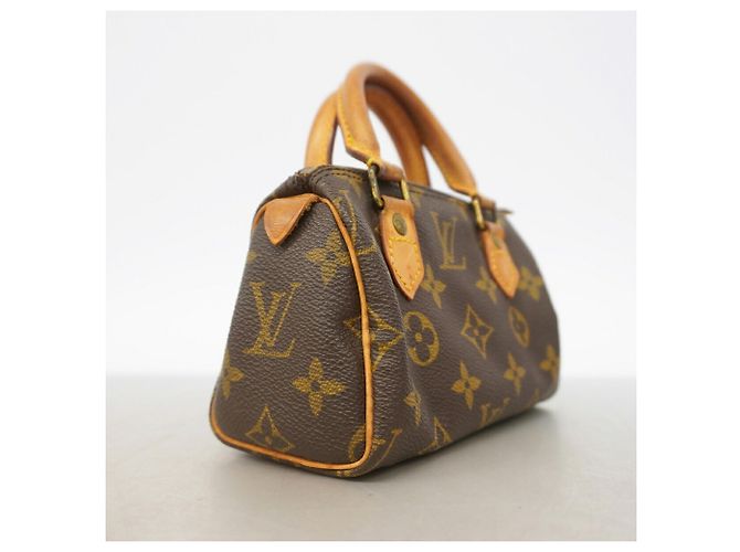 Borsa a mano Louis Vuitton Monogram Mini Speedy Marrone - vista 2