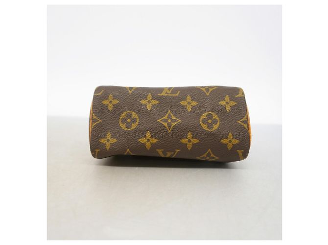 Borsa a mano Louis Vuitton Monogram Mini Speedy Marrone - vista 3