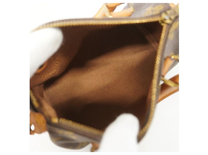 Borsa a mano Louis Vuitton Monogram Mini Speedy Marrone - vista 4