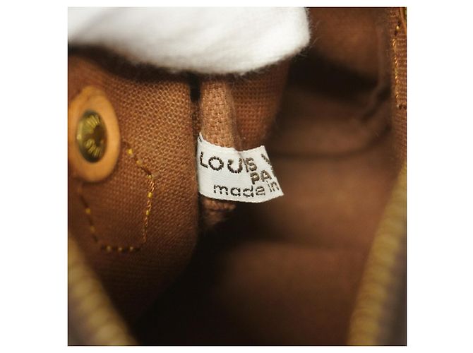 Borsa a mano Louis Vuitton Monogram Mini Speedy Marrone - vista 5