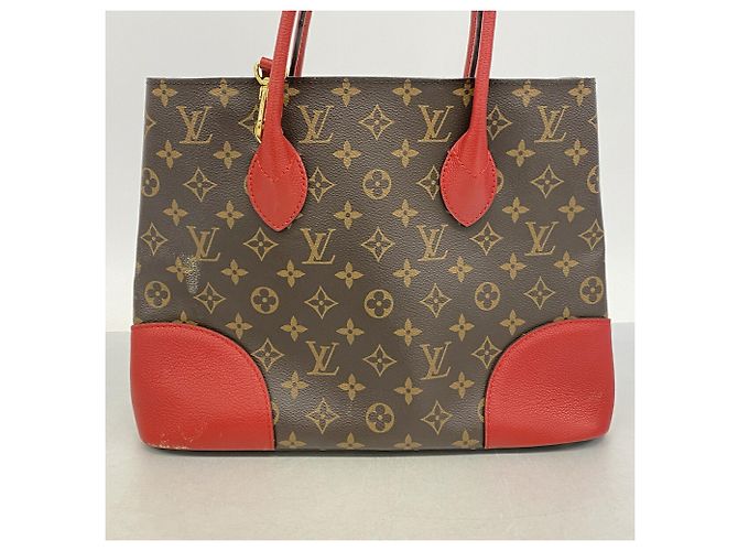 Sac Tote Louis Vuitton Monogram Flandrin Marron Fuschia - vue 10
