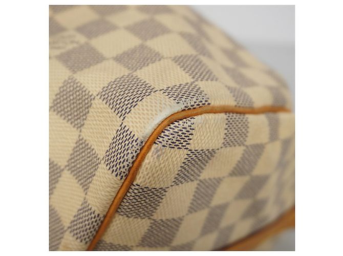 Borsa Louis Vuitton Damier Azur Speedy Bandoulière 30 Bianco - vista 6