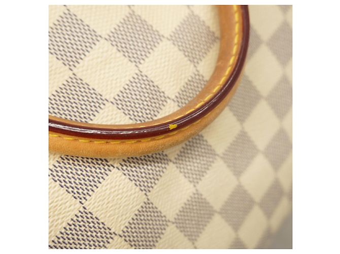 Borsa Louis Vuitton Damier Azur Speedy Bandoulière 30 Bianco - vista 8